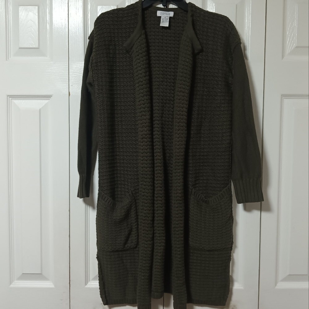 Barneys New York Open Front Cardigan